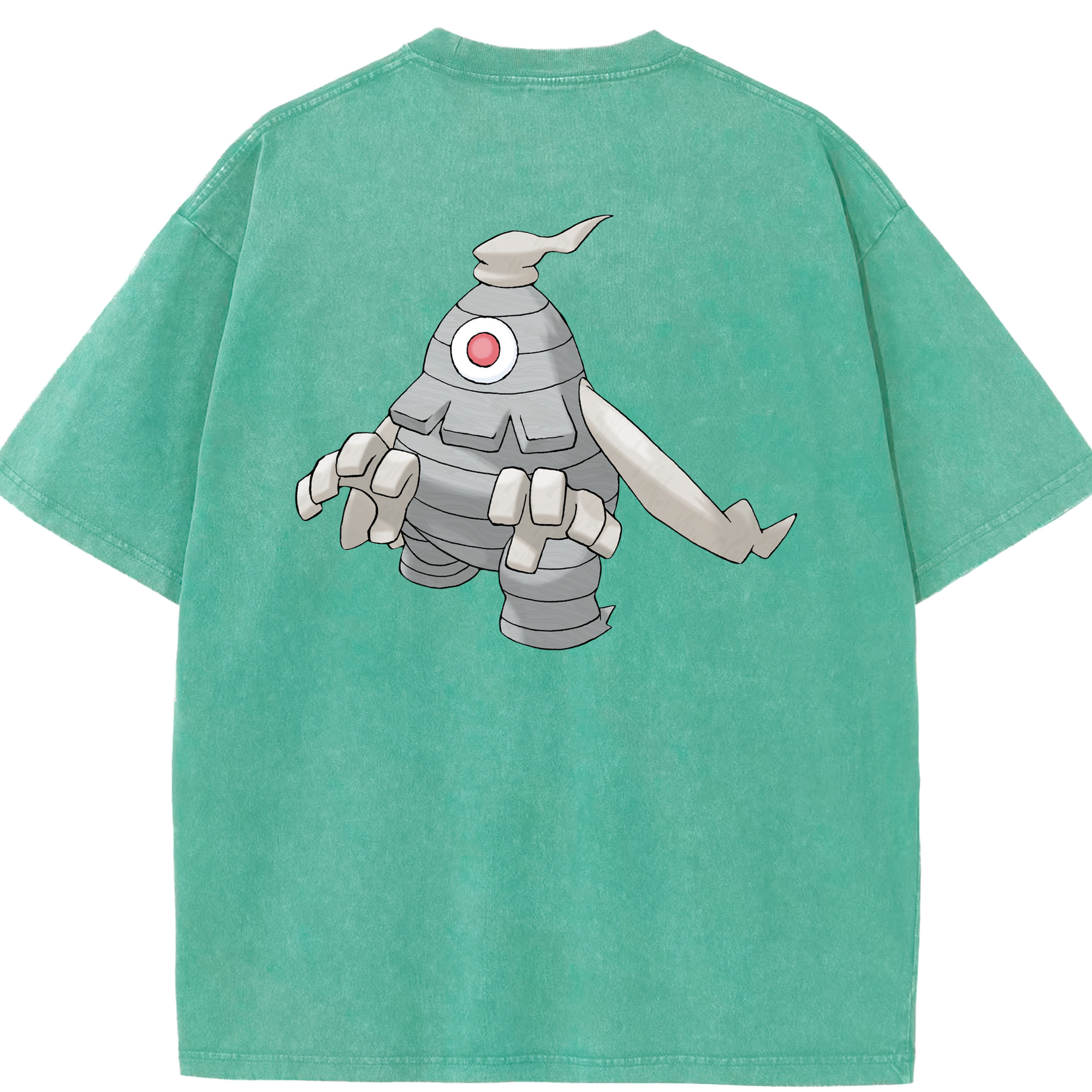 （画像用） ポケットモンスター Pokémon 綿100% ヴィンテージ風 半袖Tシャツ（背面プリント）